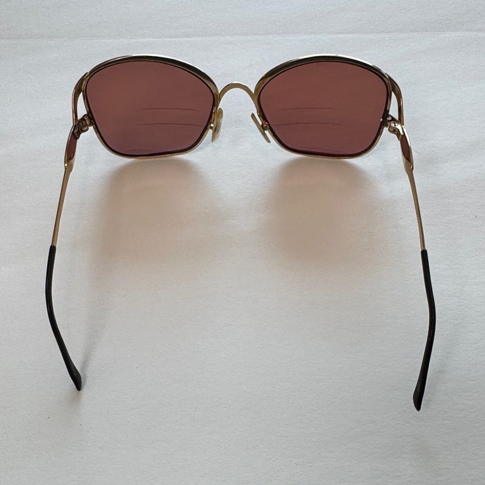 Christian Dior Women’s Gold and Rose 70’s Bifocal Sunglasses - Picture 4 of 7